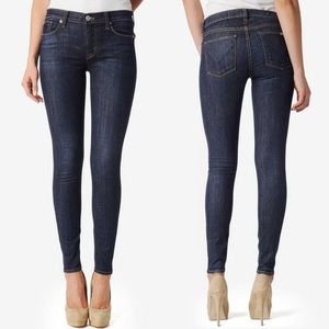 HUDSON JEANS midrise nico super skinny jeans